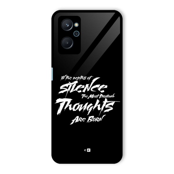 Silent Thoughts Glass Back Case for Realme 9i