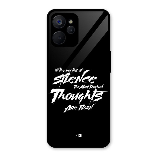 Silent Thoughts Glass Back Case for Realme 9i 5G