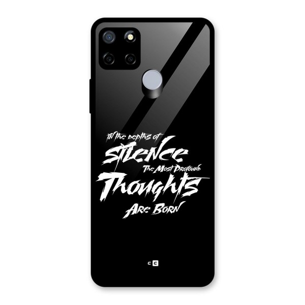 Silent Thoughts Glass Back Case for Realme C12