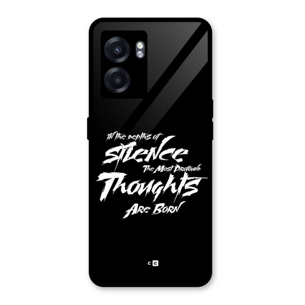 Silent Thoughts Glass Back Case for Realme Narzo 50 5G