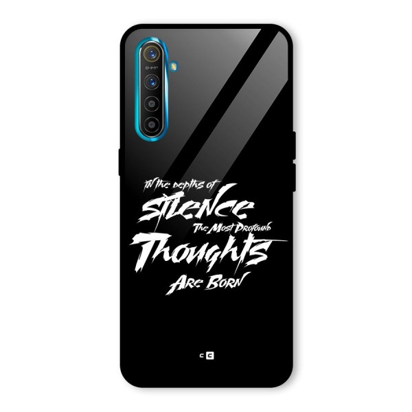 Silent Thoughts Glass Back Case for Realme X2