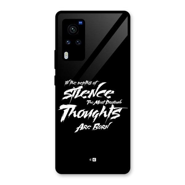 Silent Thoughts Glass Back Case for Vivo X60 Pro