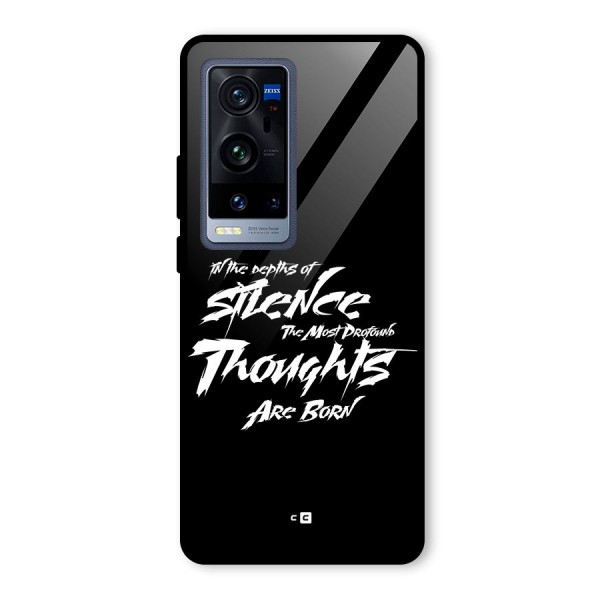 Silent Thoughts Glass Back Case for Vivo X60 Pro Plus