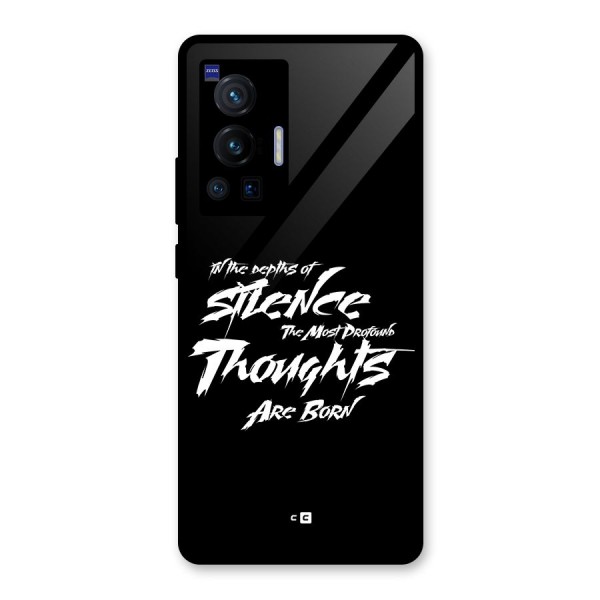 Silent Thoughts Glass Back Case for Vivo X70 Pro