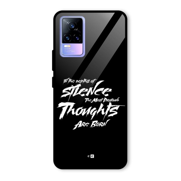 Silent Thoughts Glass Back Case for Vivo Y73