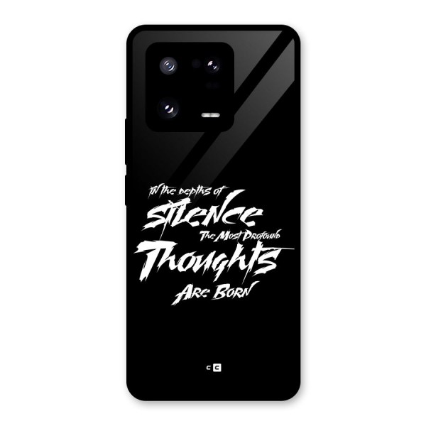 Silent Thoughts Glass Back Case for Xiaomi 13 Pro