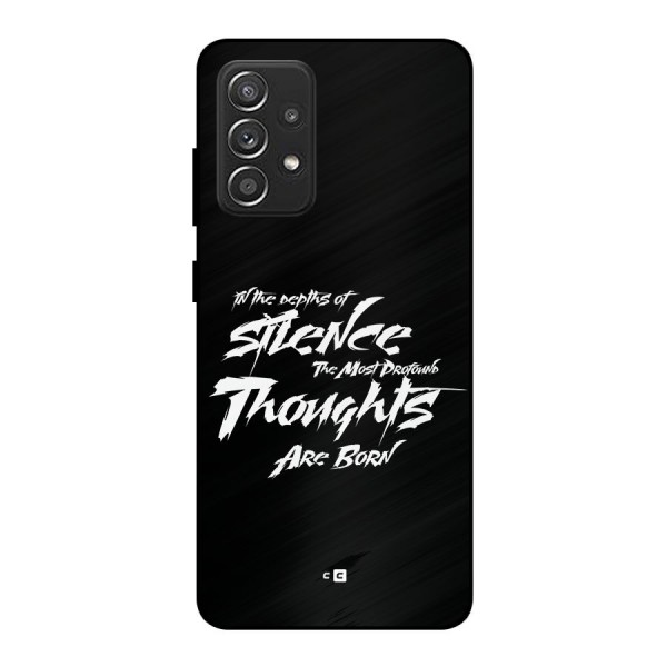 Silent Thoughts Metal Back Case for Galaxy A52s 5G