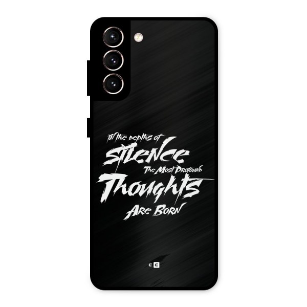 Silent Thoughts Metal Back Case for Galaxy S21 5G