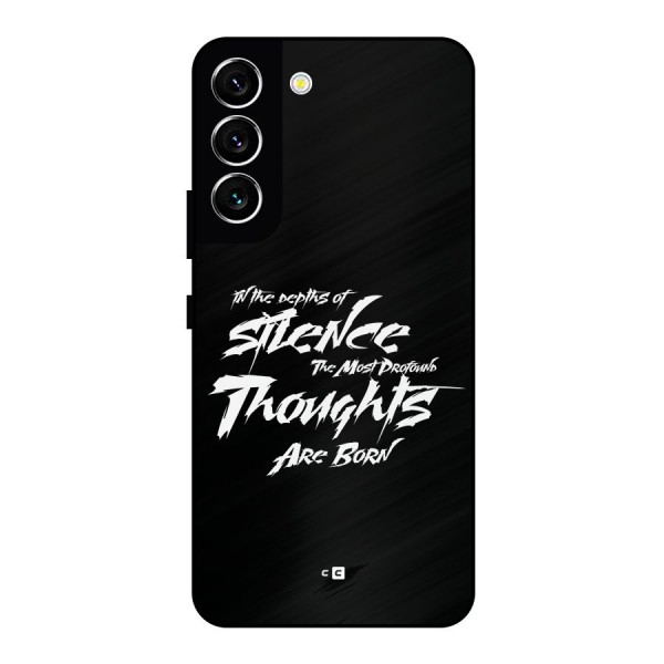 Silent Thoughts Metal Back Case for Galaxy S22 5G