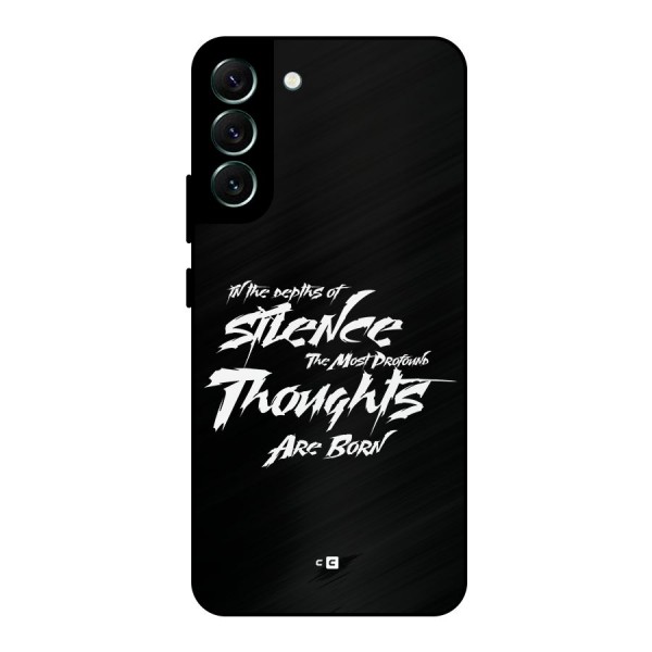 Silent Thoughts Metal Back Case for Galaxy S22 Plus 5G