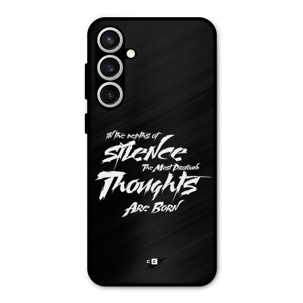 Silent Thoughts Metal Back Case for Galaxy S23 FE