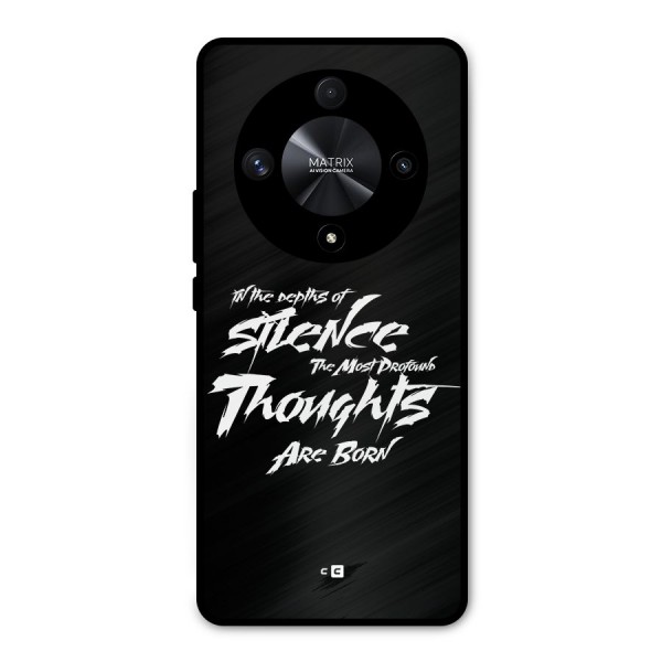 Silent Thoughts Metal Back Case for Honor X9b