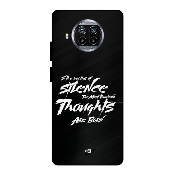 Silent Thoughts Metal Back Case for Mi 10i