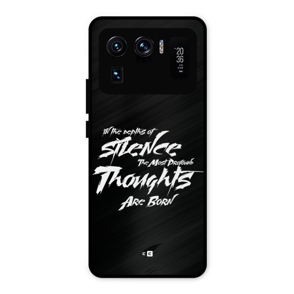 Silent Thoughts Metal Back Case for Mi 11 Ultra