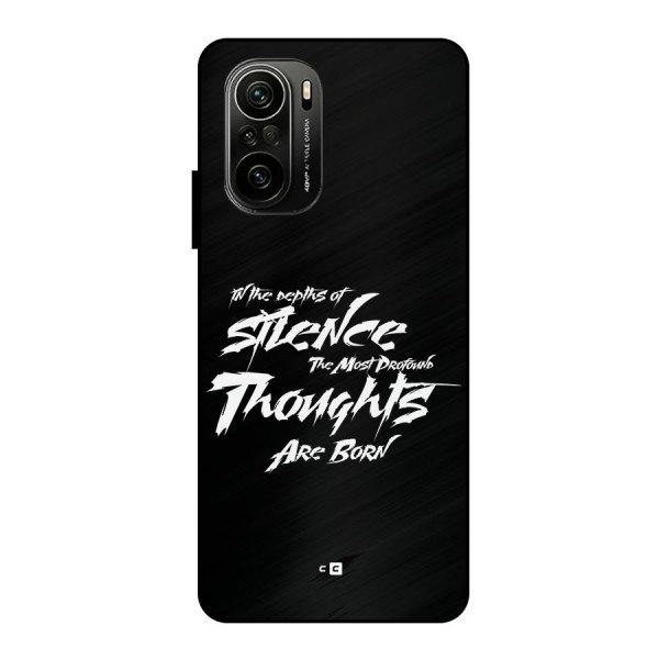 Silent Thoughts Metal Back Case for Mi 11x