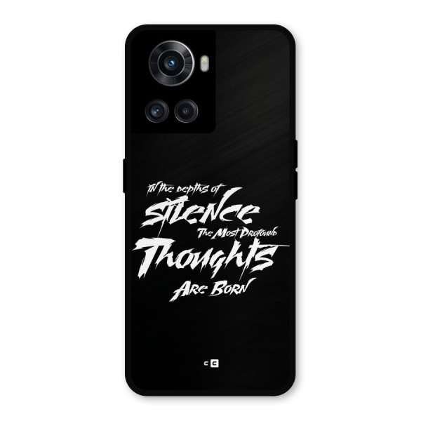 Silent Thoughts Metal Back Case for OnePlus 10R