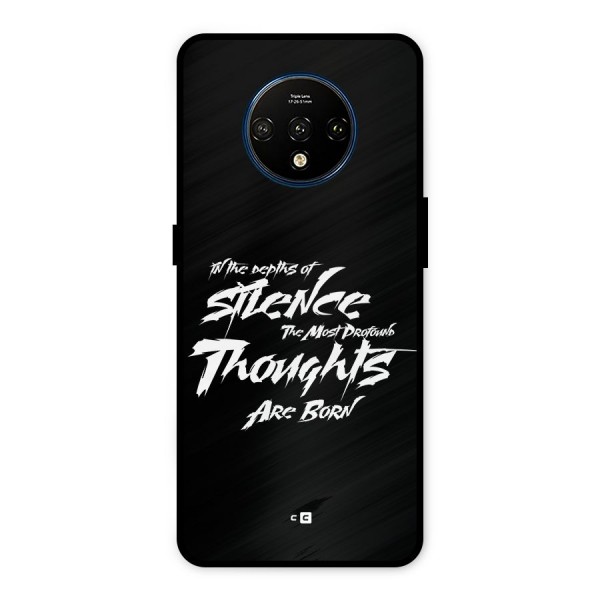 Silent Thoughts Metal Back Case for OnePlus 7T