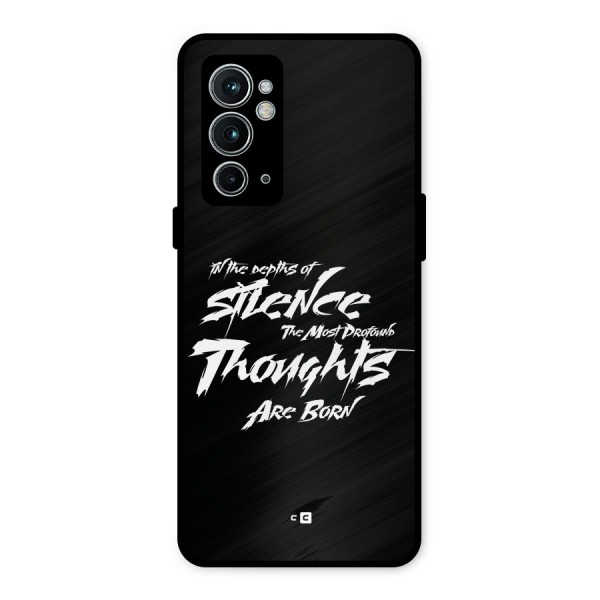 Silent Thoughts Metal Back Case for OnePlus 9RT 5G