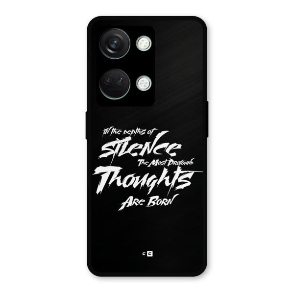 Silent Thoughts Metal Back Case for OnePlus Nord 3