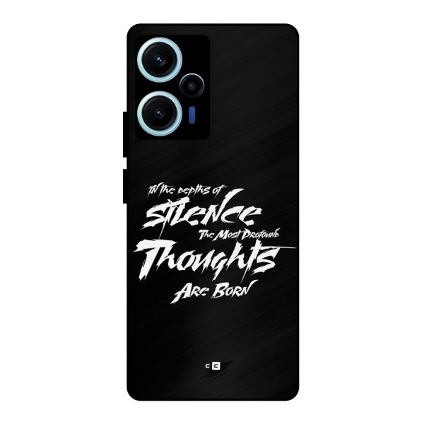 Silent Thoughts Metal Back Case for Poco F5