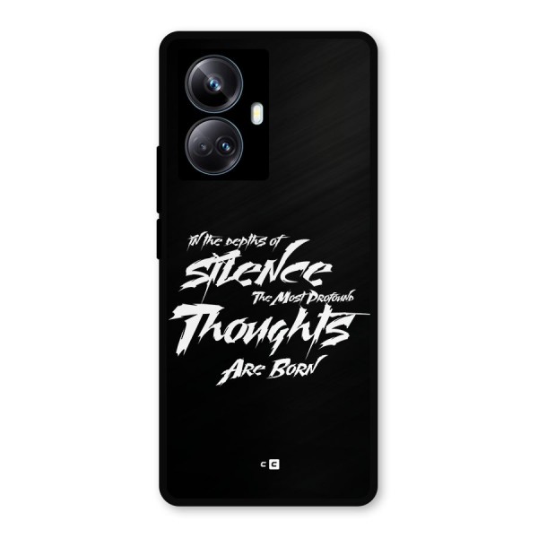 Silent Thoughts Metal Back Case for Realme 10 Pro Plus