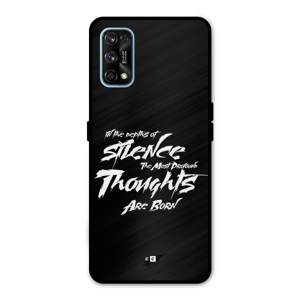 Silent Thoughts Metal Back Case for Realme 7 Pro