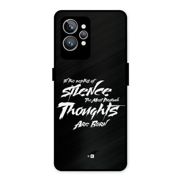 Silent Thoughts Metal Back Case for Realme GT2 Pro