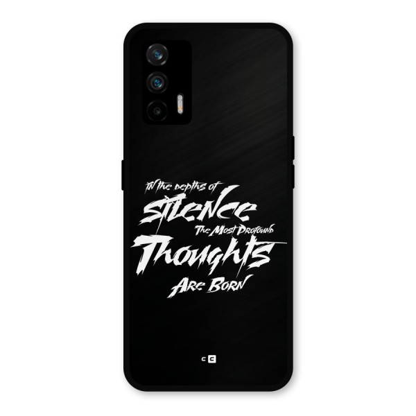 Silent Thoughts Metal Back Case for Realme GT 5G