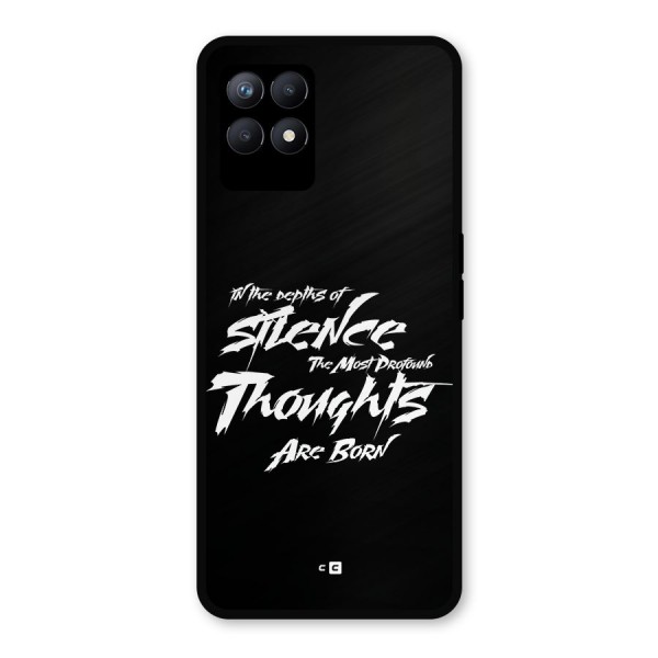 Silent Thoughts Metal Back Case for Realme Narzo 50