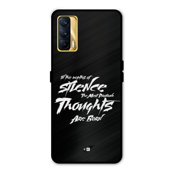 Silent Thoughts Metal Back Case for Realme X7