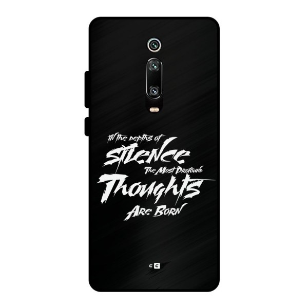 Silent Thoughts Metal Back Case for Redmi K20 Pro