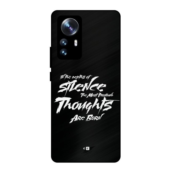 Silent Thoughts Metal Back Case for Xiaomi 12 Pro