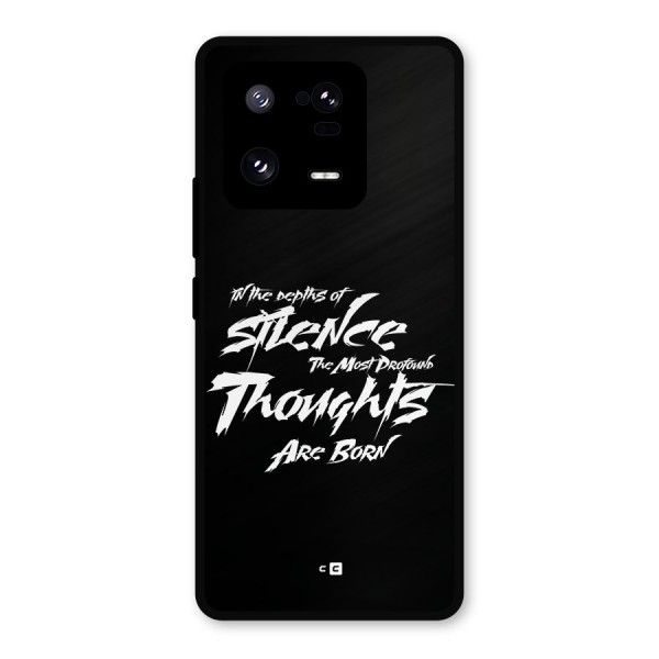 Silent Thoughts Metal Back Case for Xiaomi 13 Pro