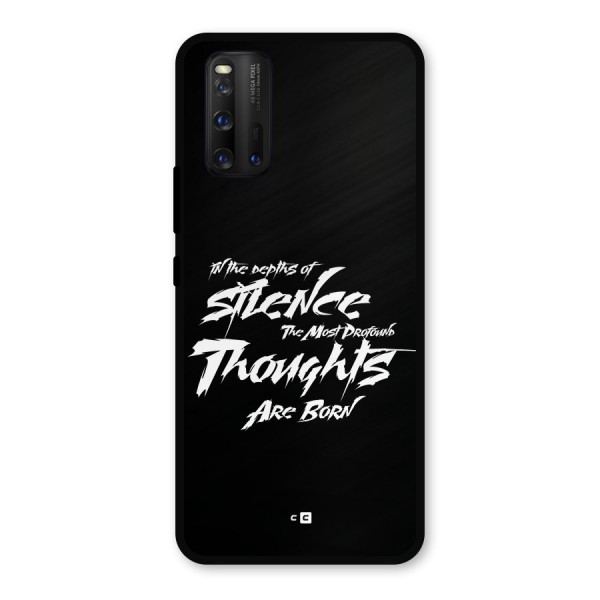 Silent Thoughts Metal Back Case for iQOO 3