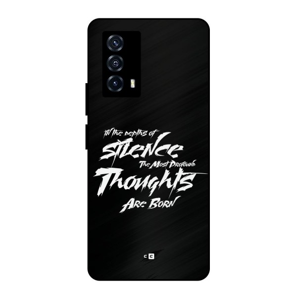 Silent Thoughts Metal Back Case for iQOO Z5