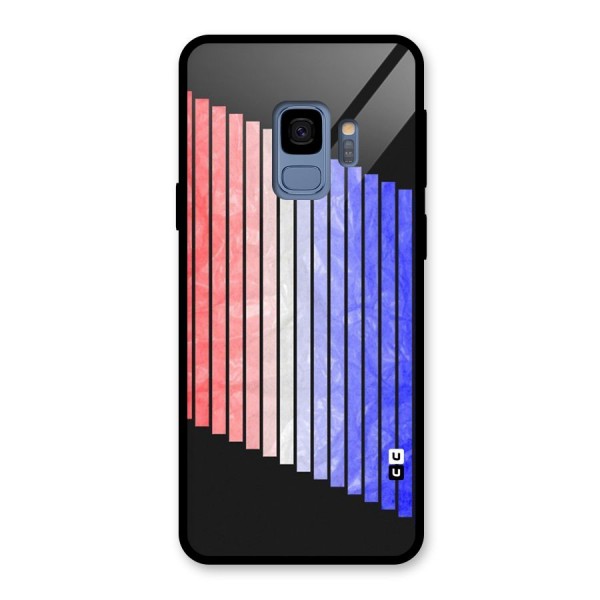 Simple Bars Glass Back Case for Galaxy S9