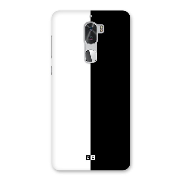 Simple Black White Back Case for Coolpad Cool 1