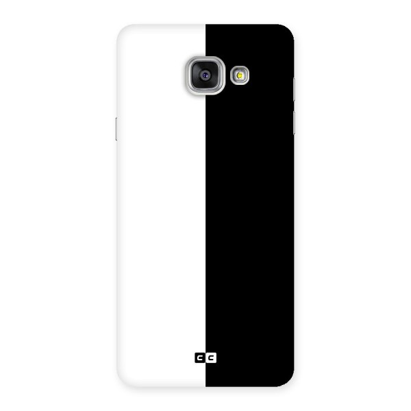 Simple Black White Back Case for Galaxy A7 2016