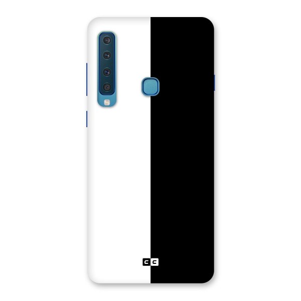 Simple Black White Back Case for Galaxy A9 (2018)