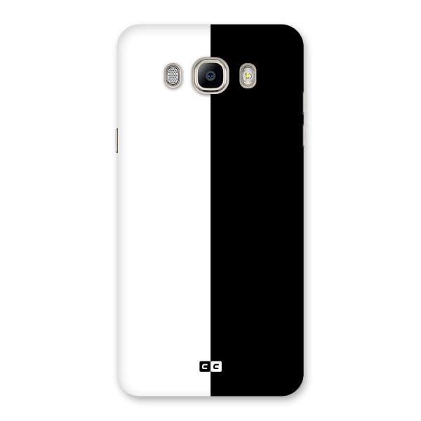 Simple Black White Back Case for Galaxy On8