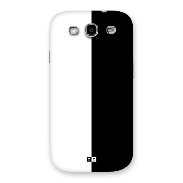 Simple Black White Back Case for Galaxy S3 Neo