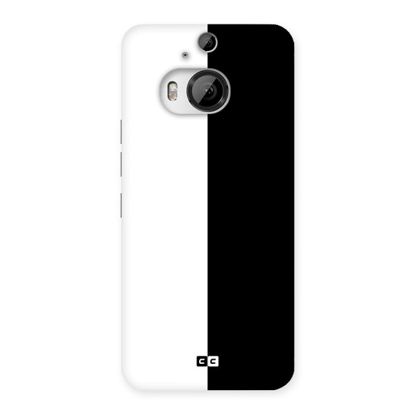 Simple Black White Back Case for HTC One M9 Plus