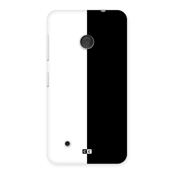 Simple Black White Back Case for Lumia 530