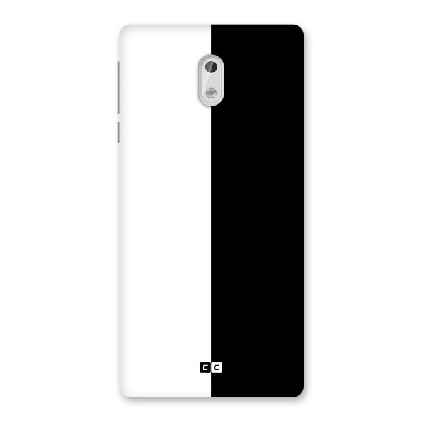 Simple Black White Back Case for Nokia 3