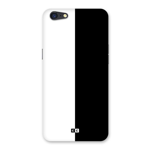 Simple Black White Back Case for Oppo A71