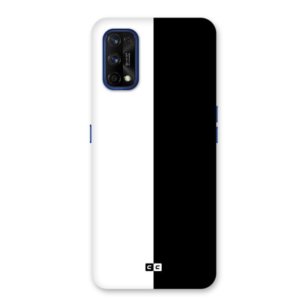 Simple Black White Back Case for Realme 7 Pro