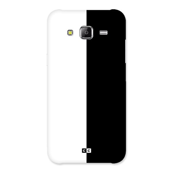 Simple Black White Back Case for Samsung Galaxy J5