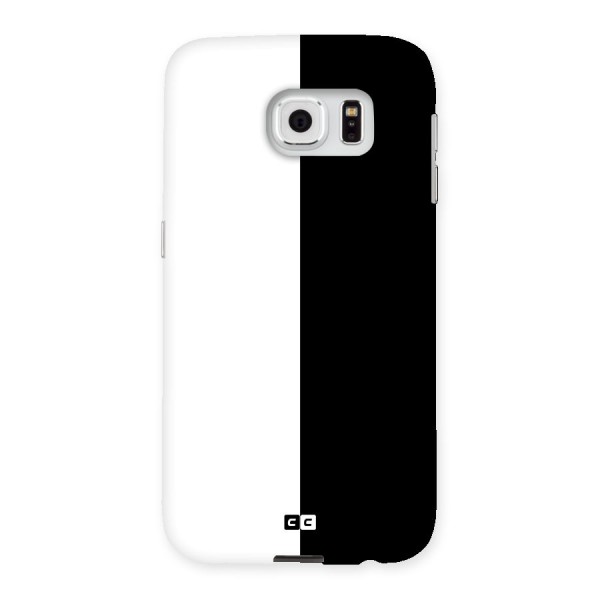 Simple Black White Back Case for Samsung Galaxy S6