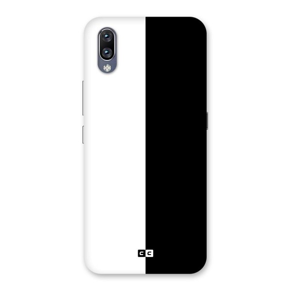 Simple Black White Back Case for Vivo NEX