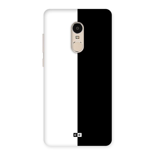 Simple Black White Back Case for Xiaomi Redmi Note 4